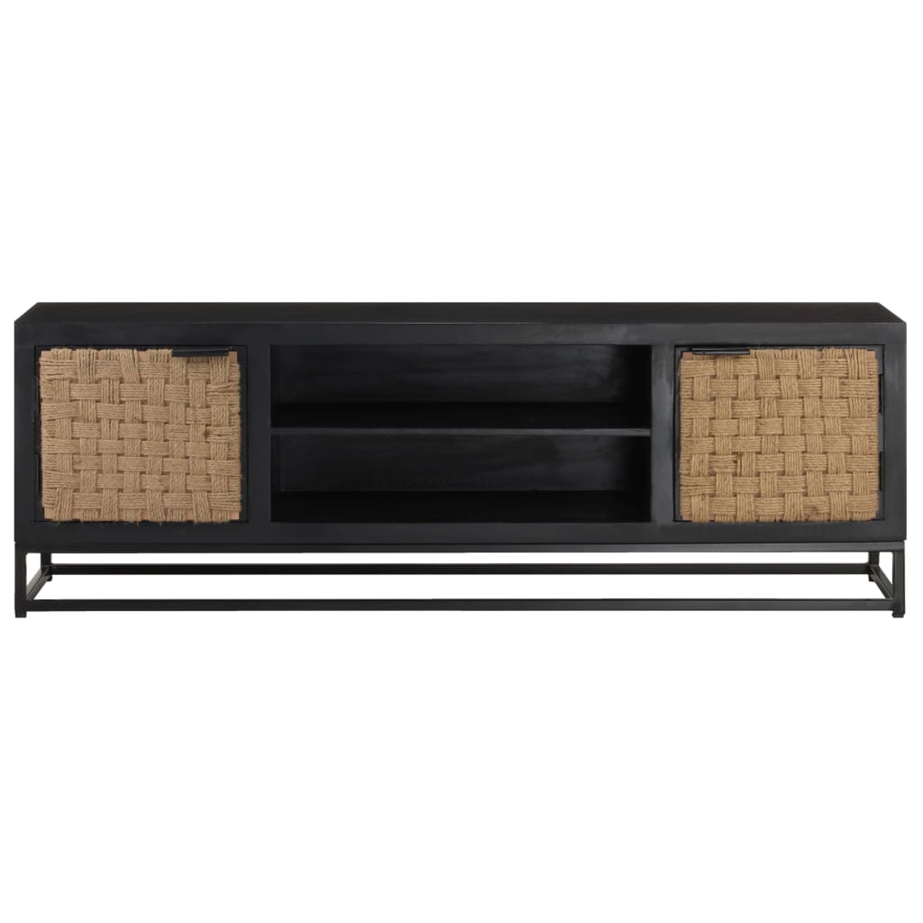 TV-bänk 120x30x40 cm massivt mangoträ