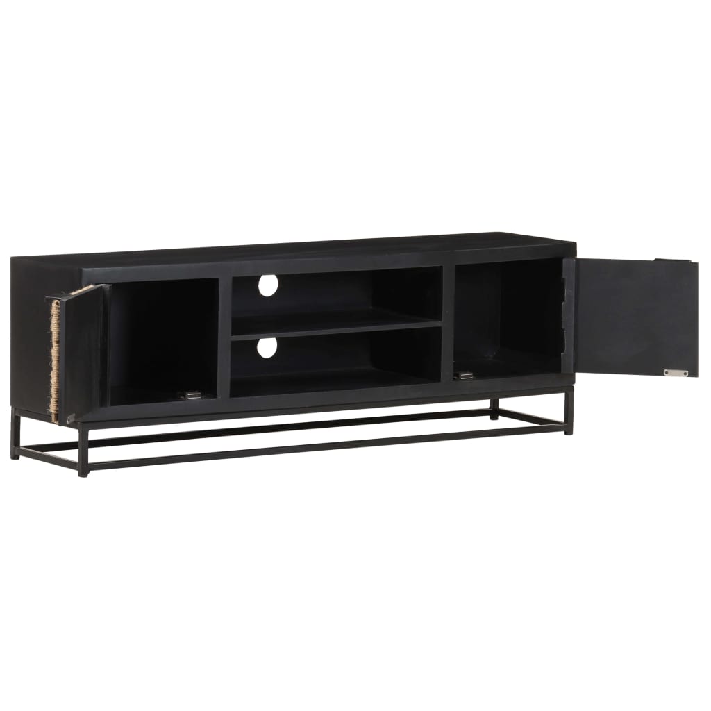 TV-bänk 120x30x40 cm massivt mangoträ