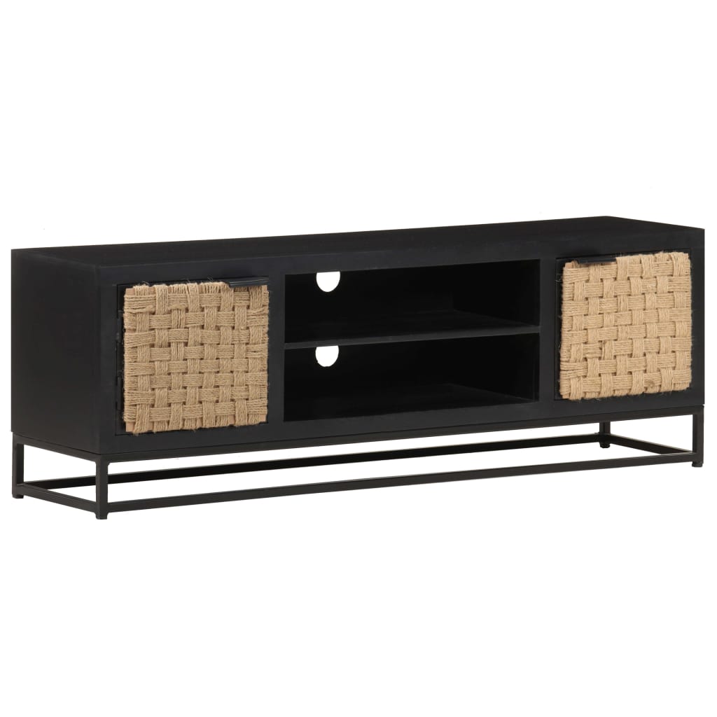 TV-bänk 120x30x40 cm massivt mangoträ