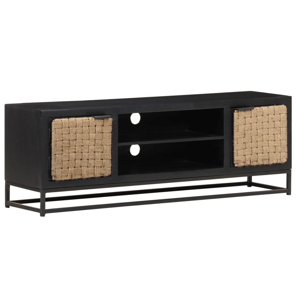 TV-bänk 120x30x40 cm massivt mangoträ