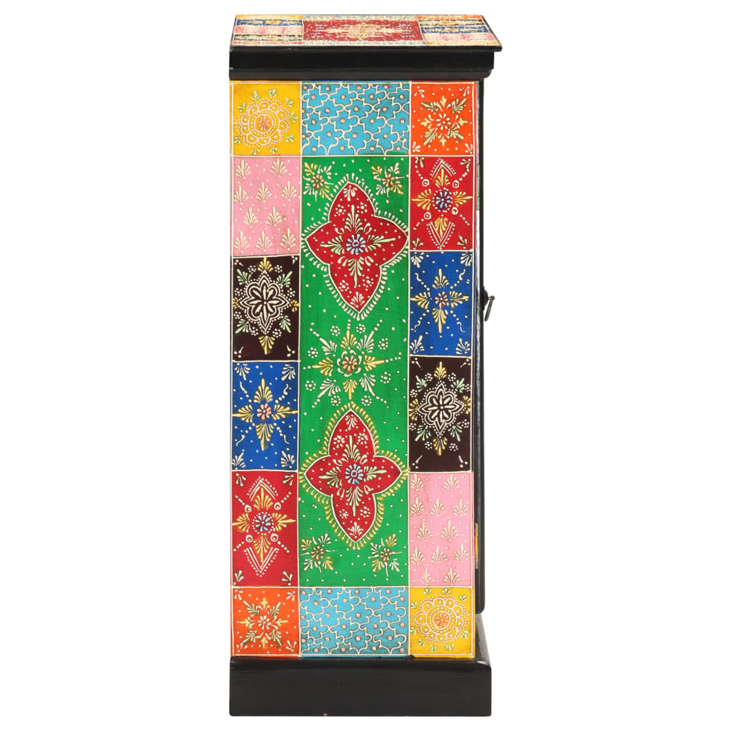 Skänk Trä Handmålad 60x30x75 cm massivt mangoträ