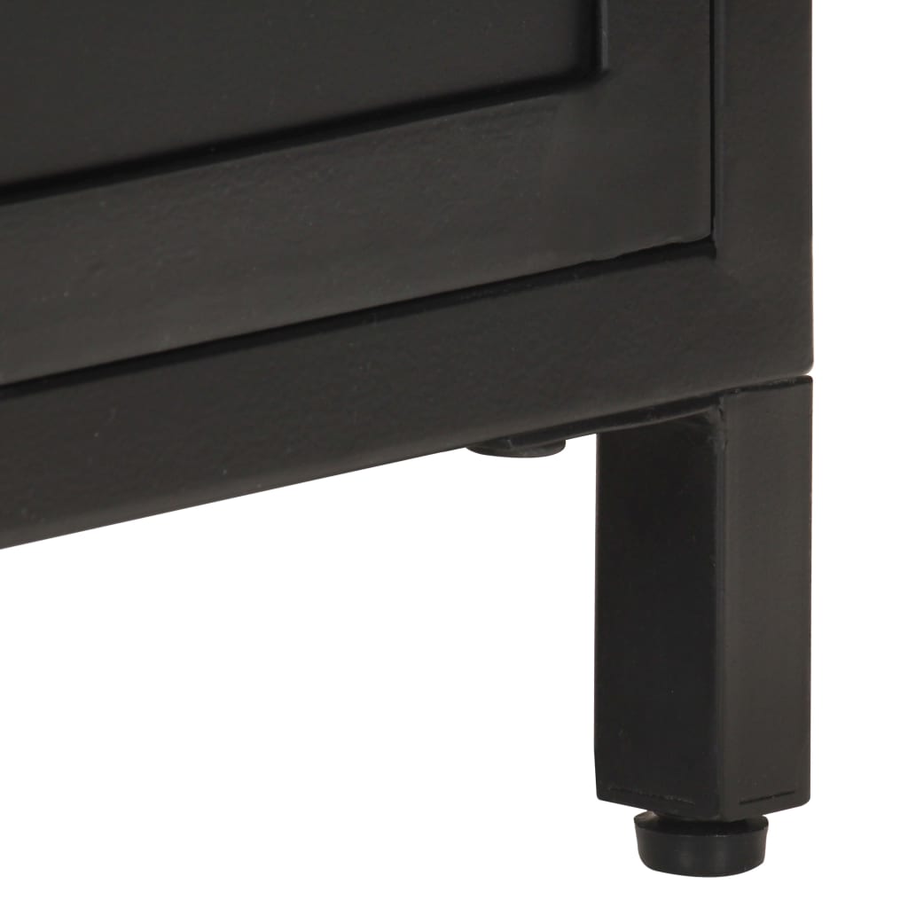 TV-bänk 120x30x40 cm massivt grovt mangoträ