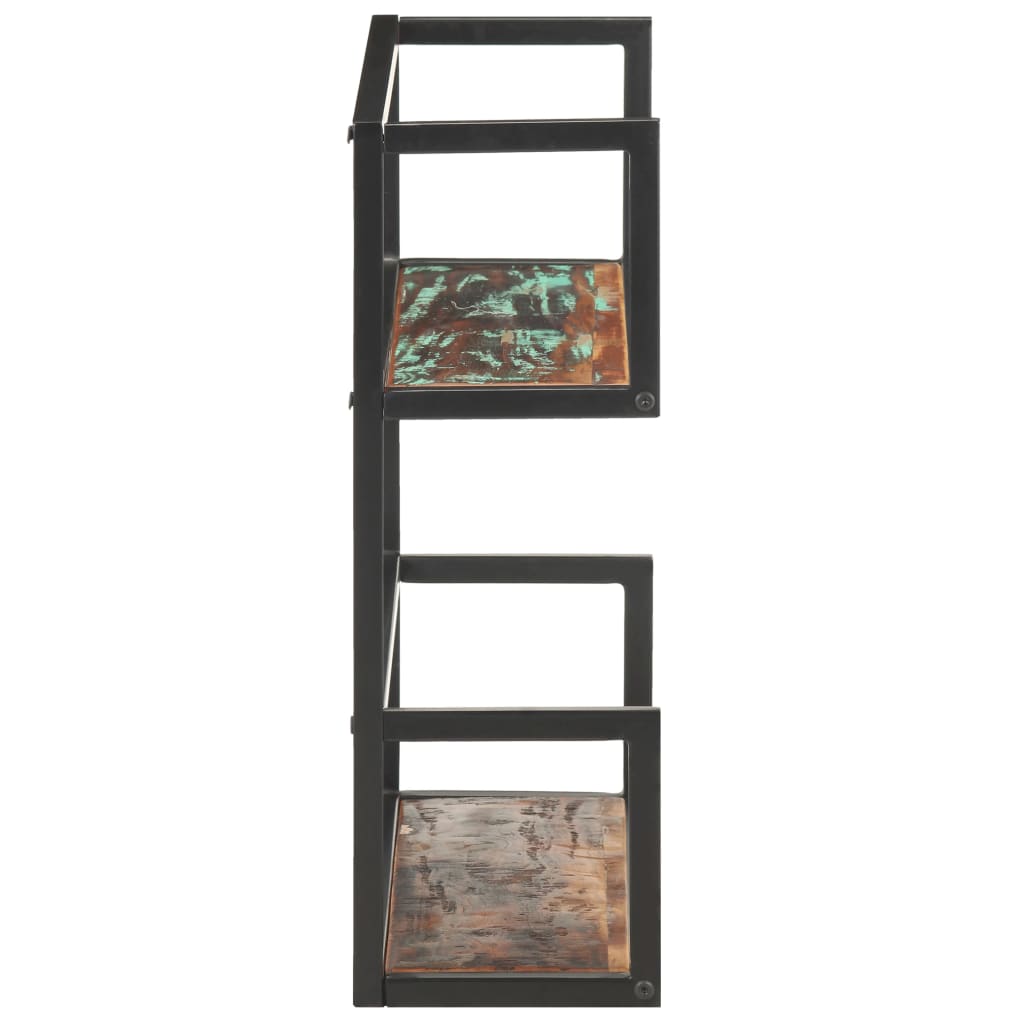 Vägghylla 60x20x60 cm massivt återvunnet trä