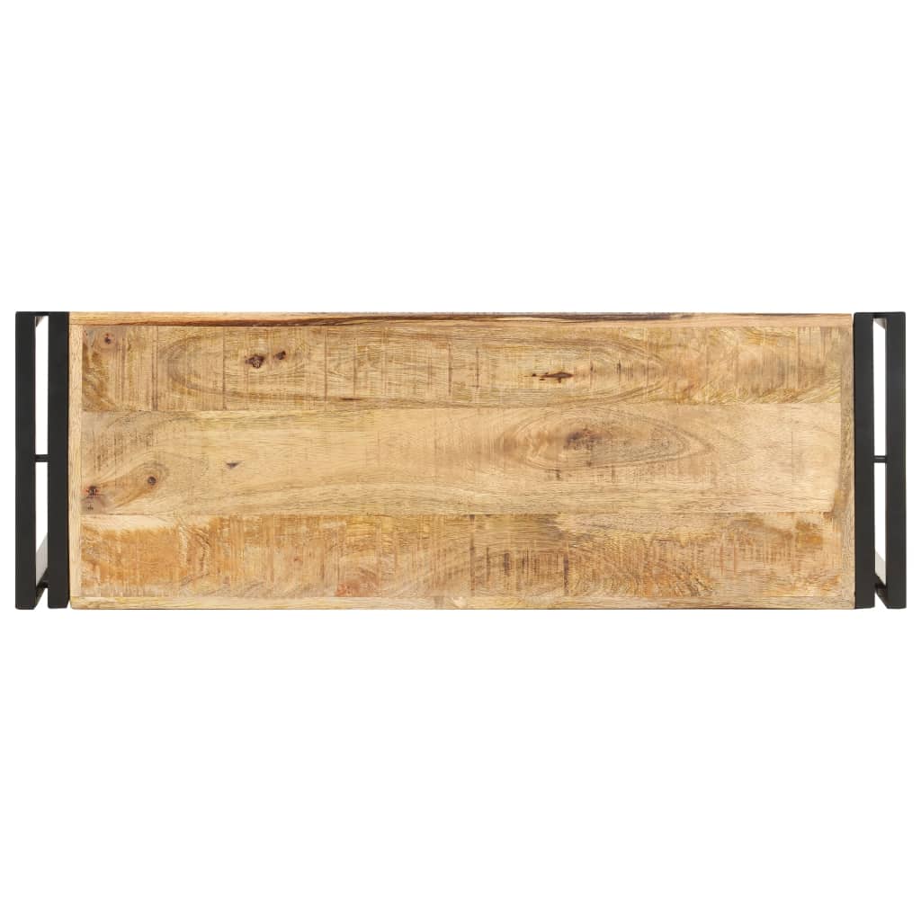 Avlastningsbord Konsollbord Trä 90x30x75 cm grovt mangoträ