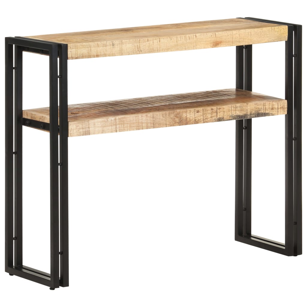 Avlastningsbord Konsollbord Trä 90x30x75 cm grovt mangoträ