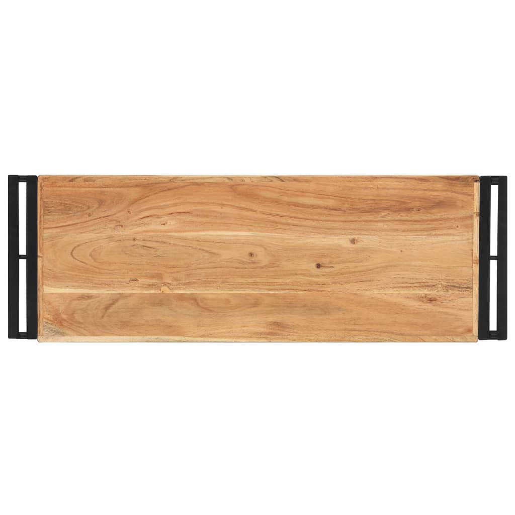 Avlastningsbord Konsollbord Trä 90x30x75 cm massivt akaciaträ