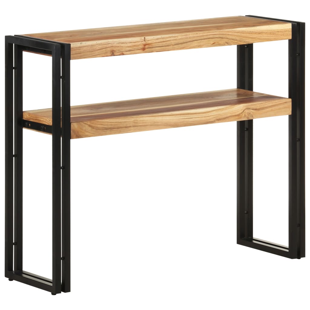 Avlastningsbord Konsollbord Trä 90x30x75 cm massivt akaciaträ