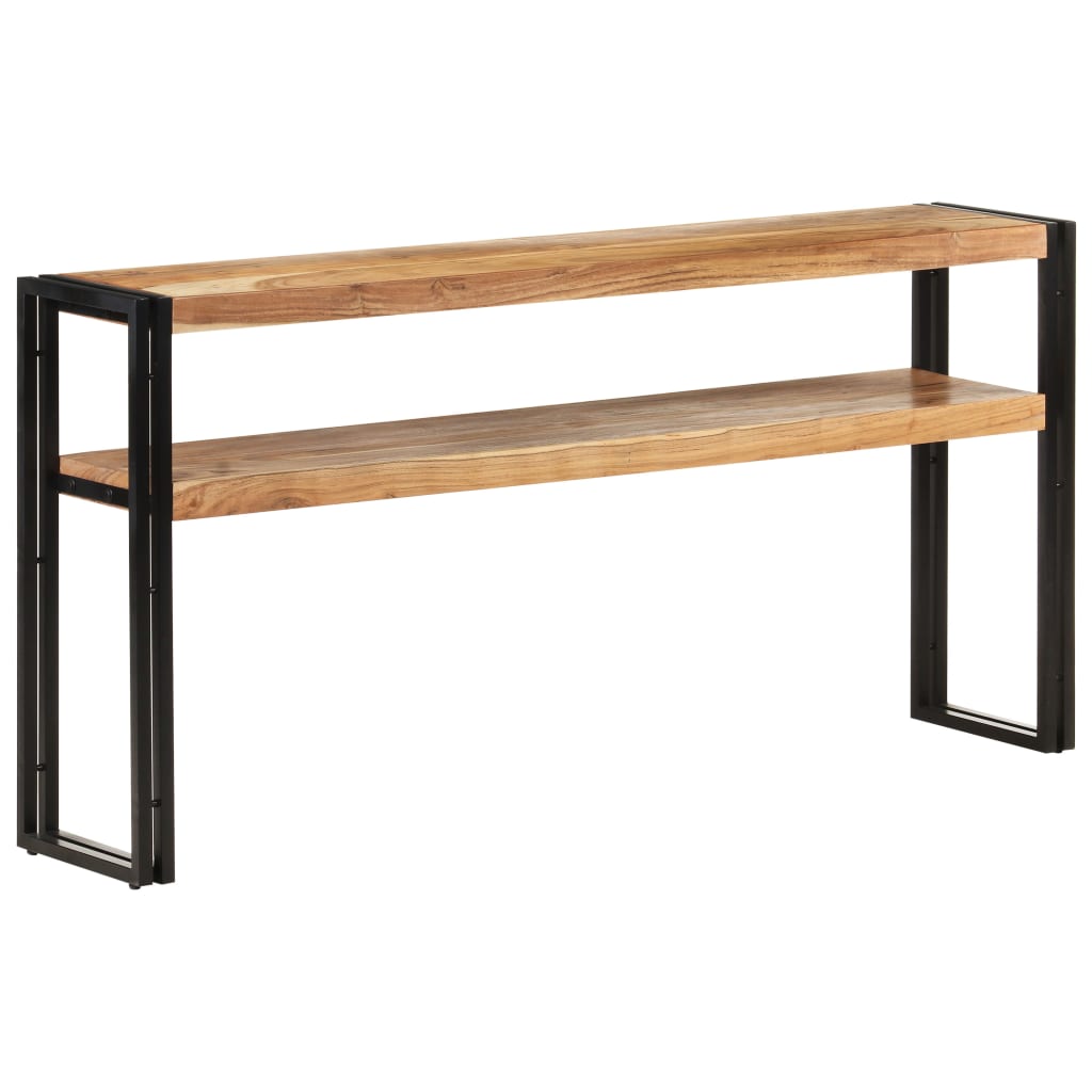 Avlastningsbord Konsollbord Trä 150x30x75 cm massivt akaciaträ