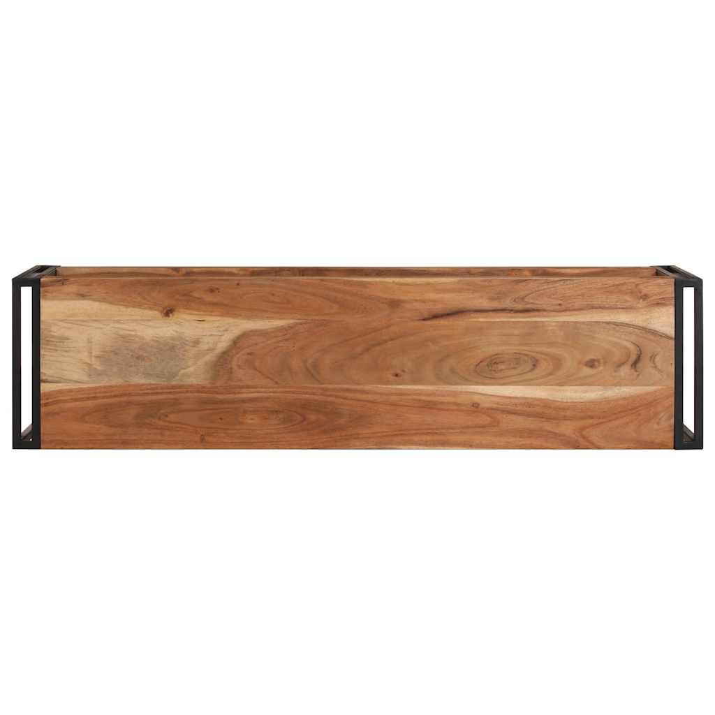 TV-bänk 120x30x40 cm massivt akaciaträ