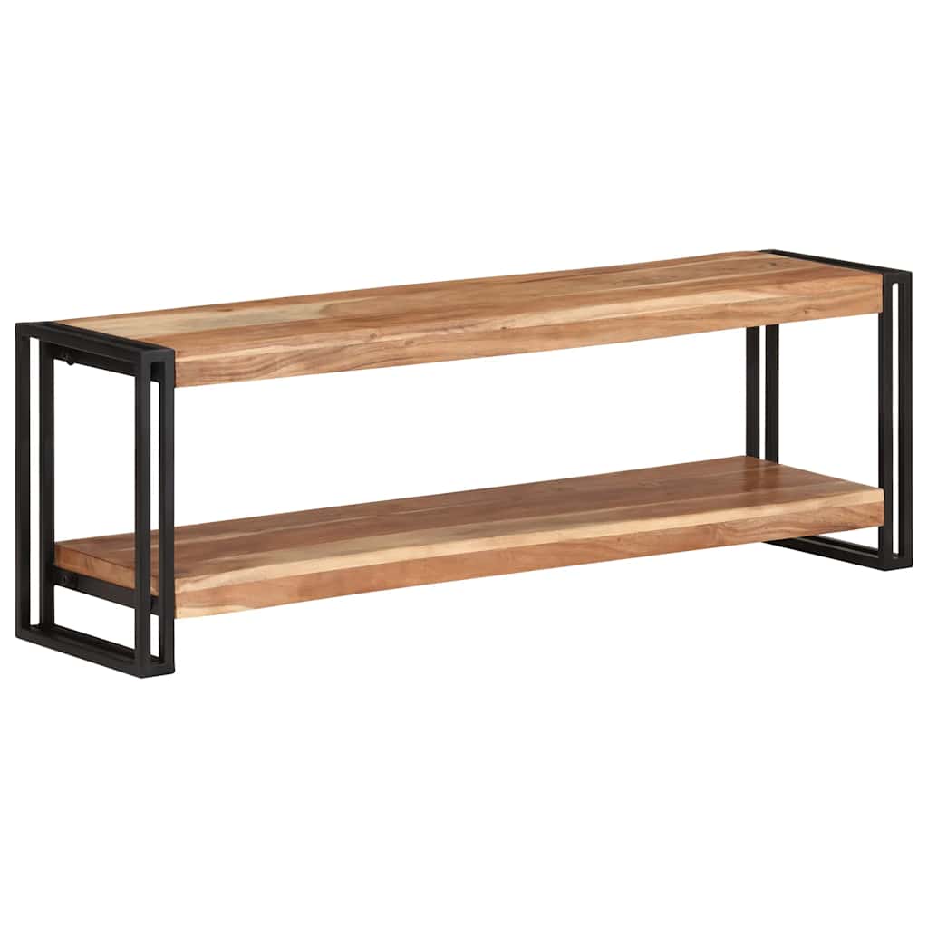 TV-bänk 120x30x40 cm massivt akaciaträ