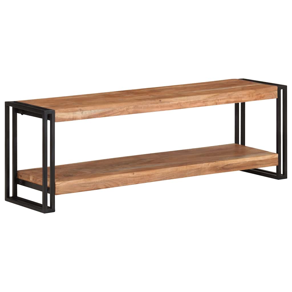 TV-bänk 120x30x40 cm massivt akaciaträ