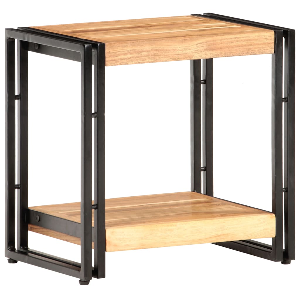 Sidobord Trä 40x30x40 cm massivt akaciaträ