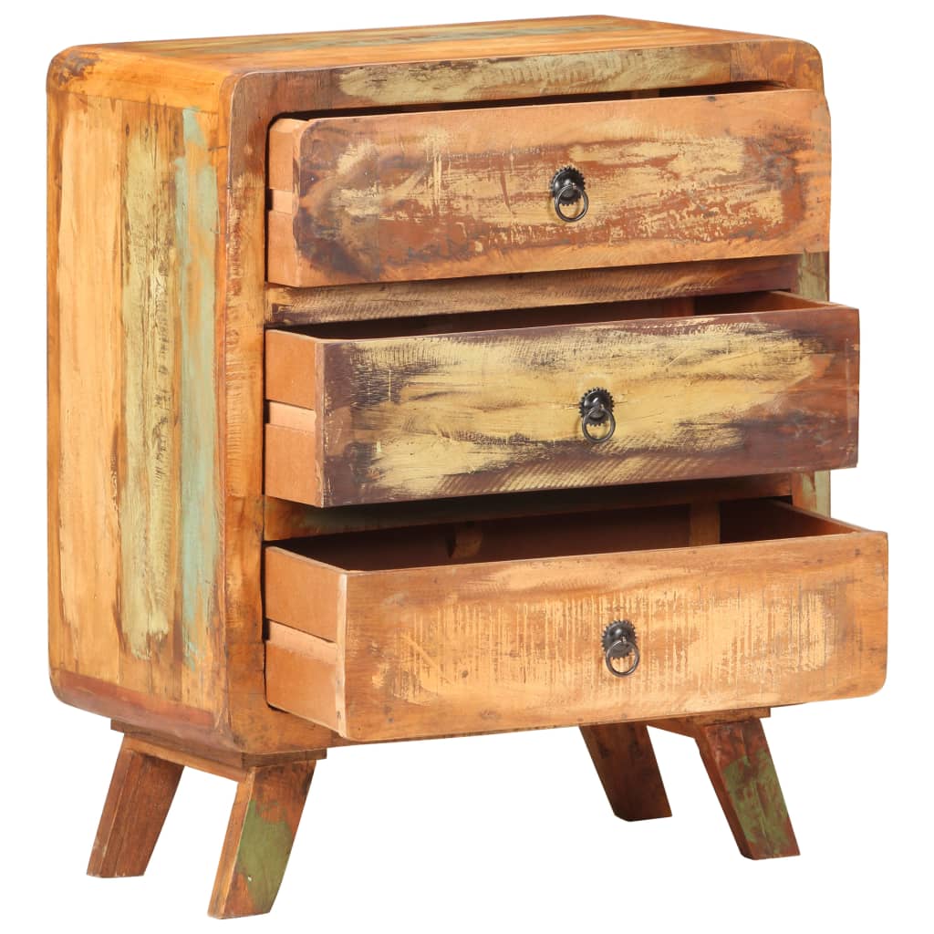 Skänk Trä 60x35x75 cm massivt återvunnet trä