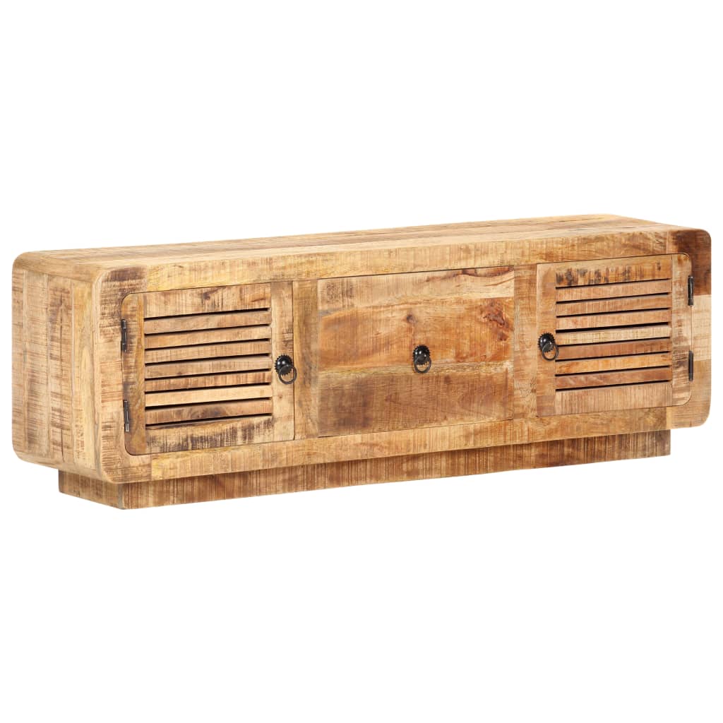 TV-bänk 120x30x40 cm grovt mangoträ