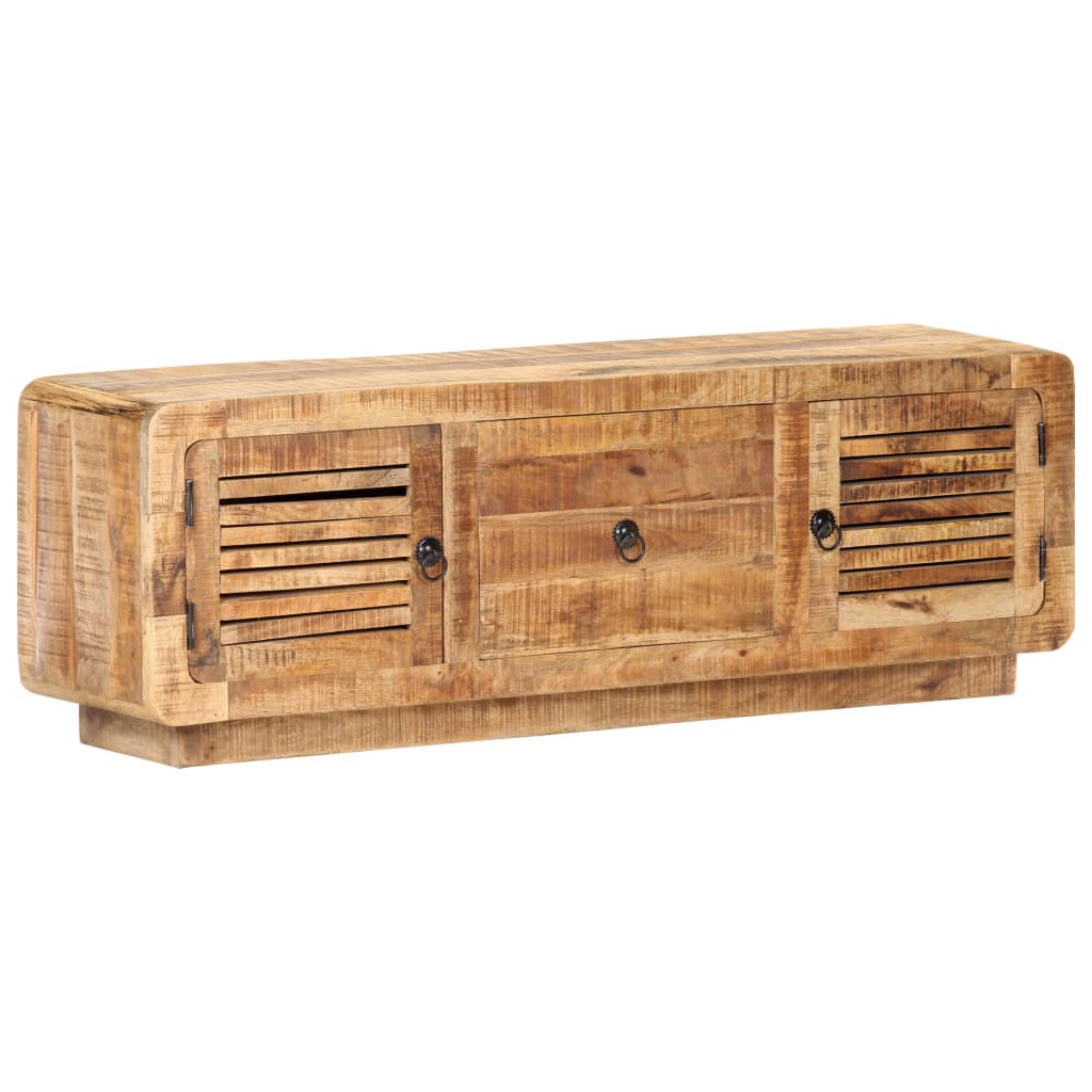 TV-bänk 120x30x40 cm grovt mangoträ