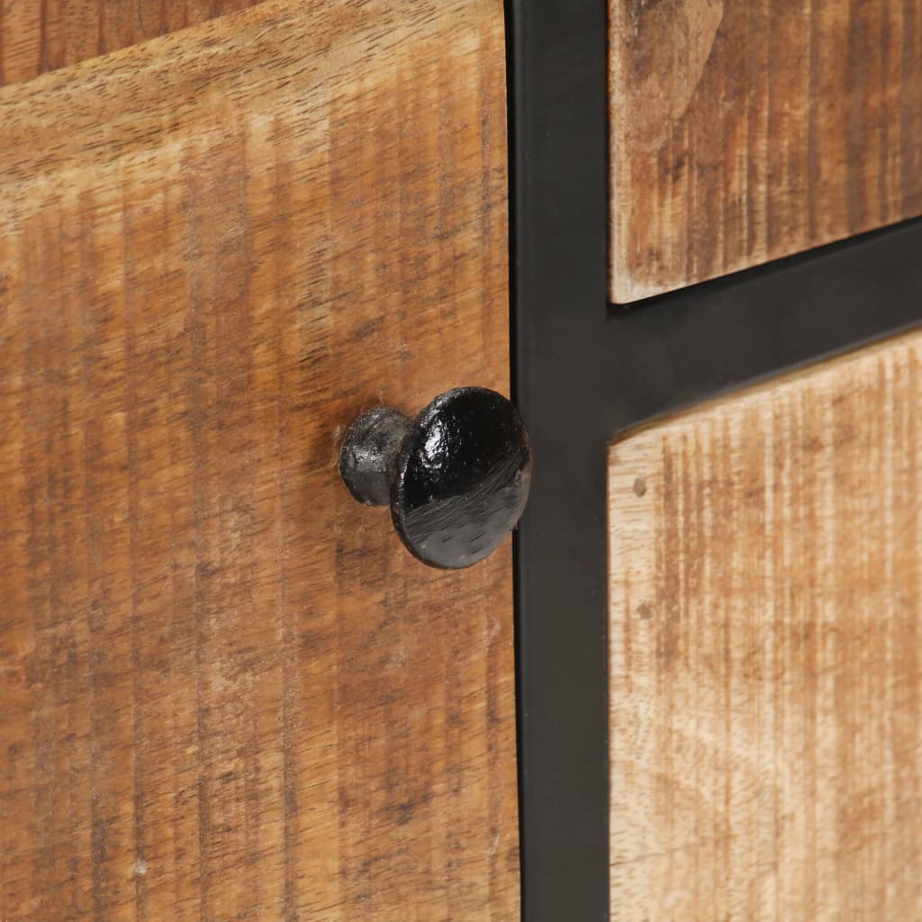 Skänk Trä 85x30x80 cm grovt mangoträ