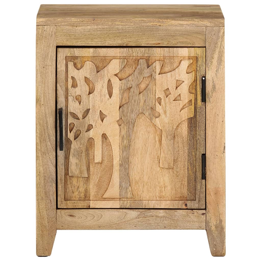 Sängbord Nattduksbord Trä 40x30x50 cm massivt mangoträ