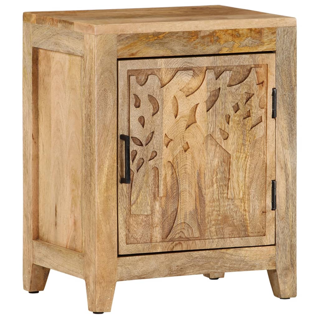 Sängbord Nattduksbord Trä 40x30x50 cm massivt mangoträ
