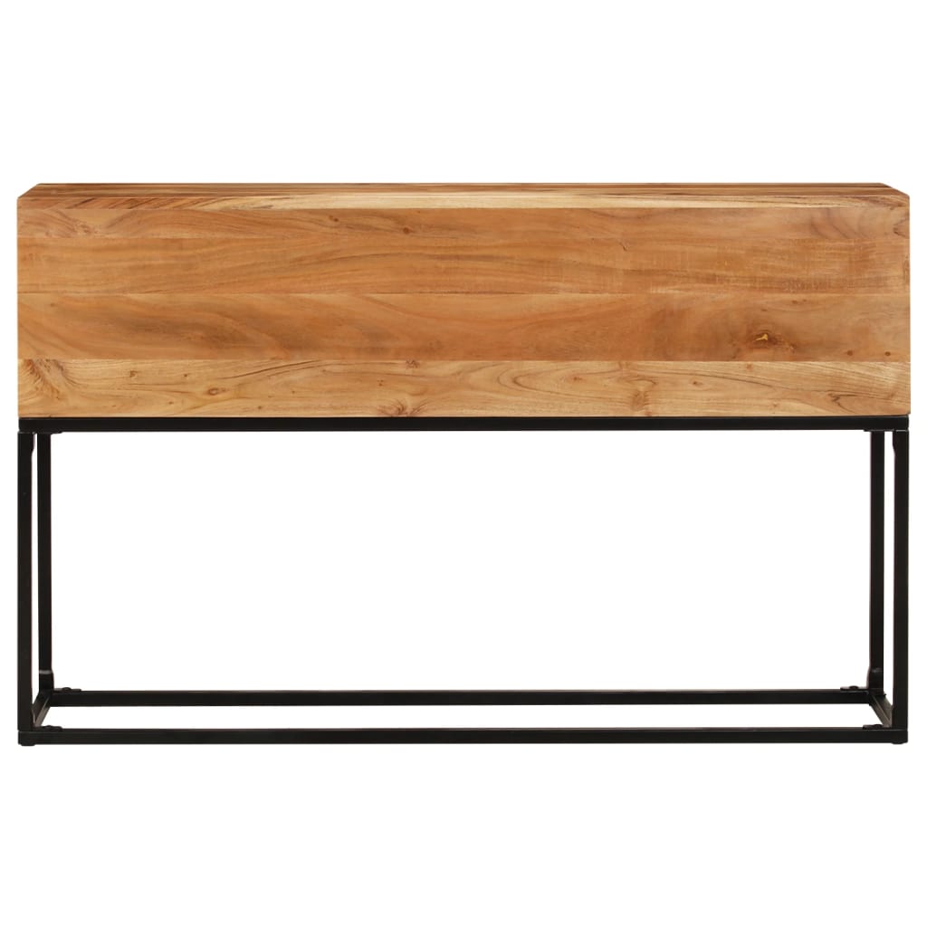 Avlastningsbord Konsollbord Trä 120x30x75 cm massivt akaciaträ