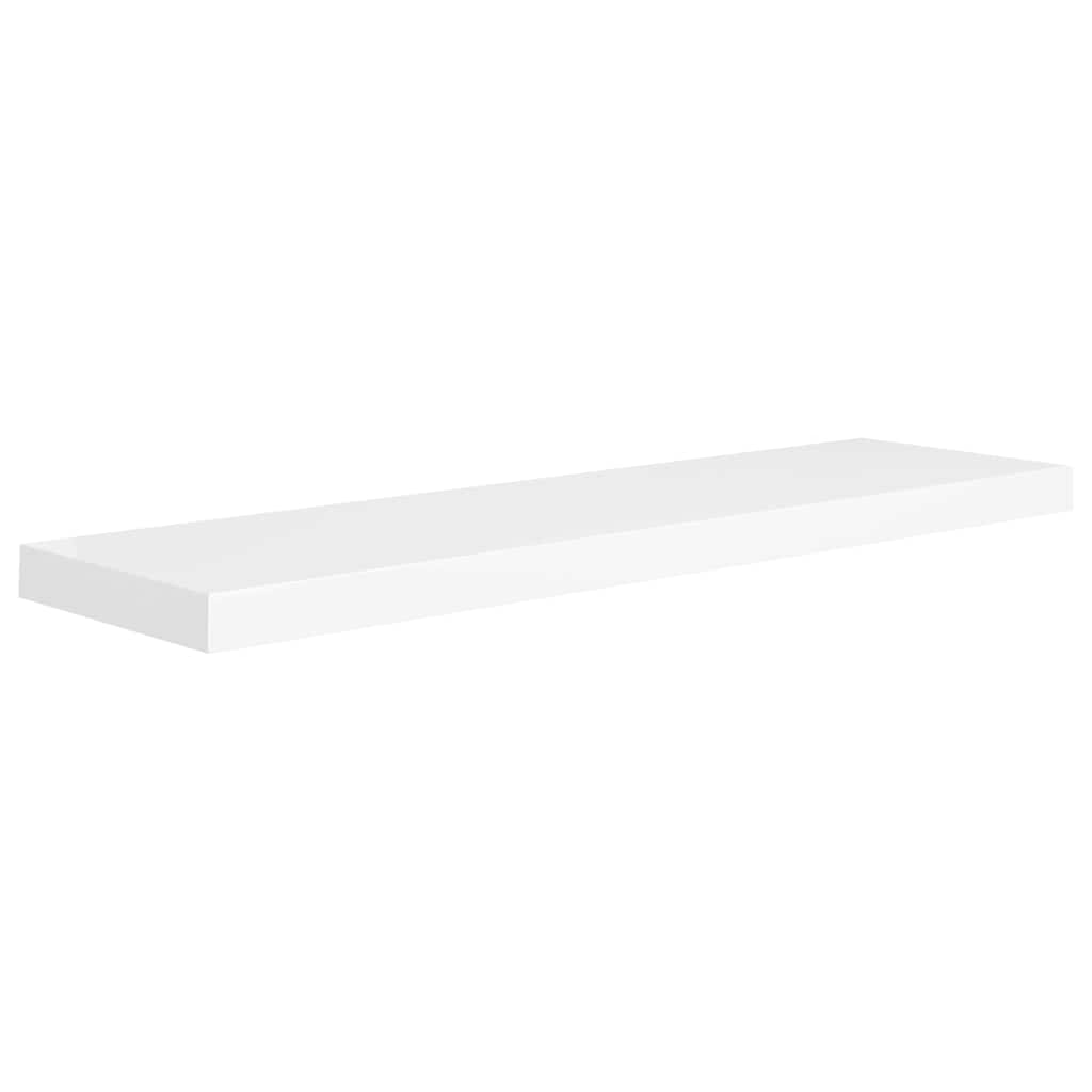Vägghylla Vit 4 st Vit 90x23,5x3,8 cm MDF