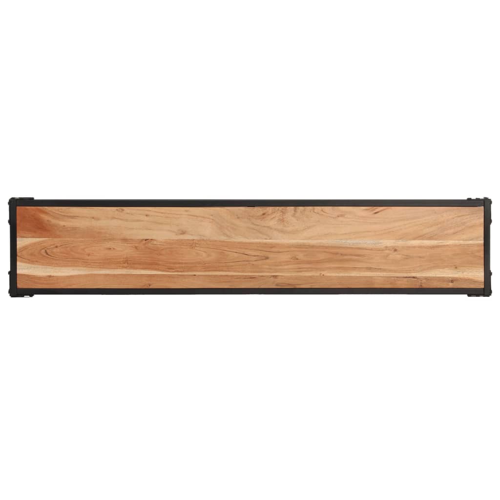 TV-bänk 150x30x40 cm massivt akaciaträ