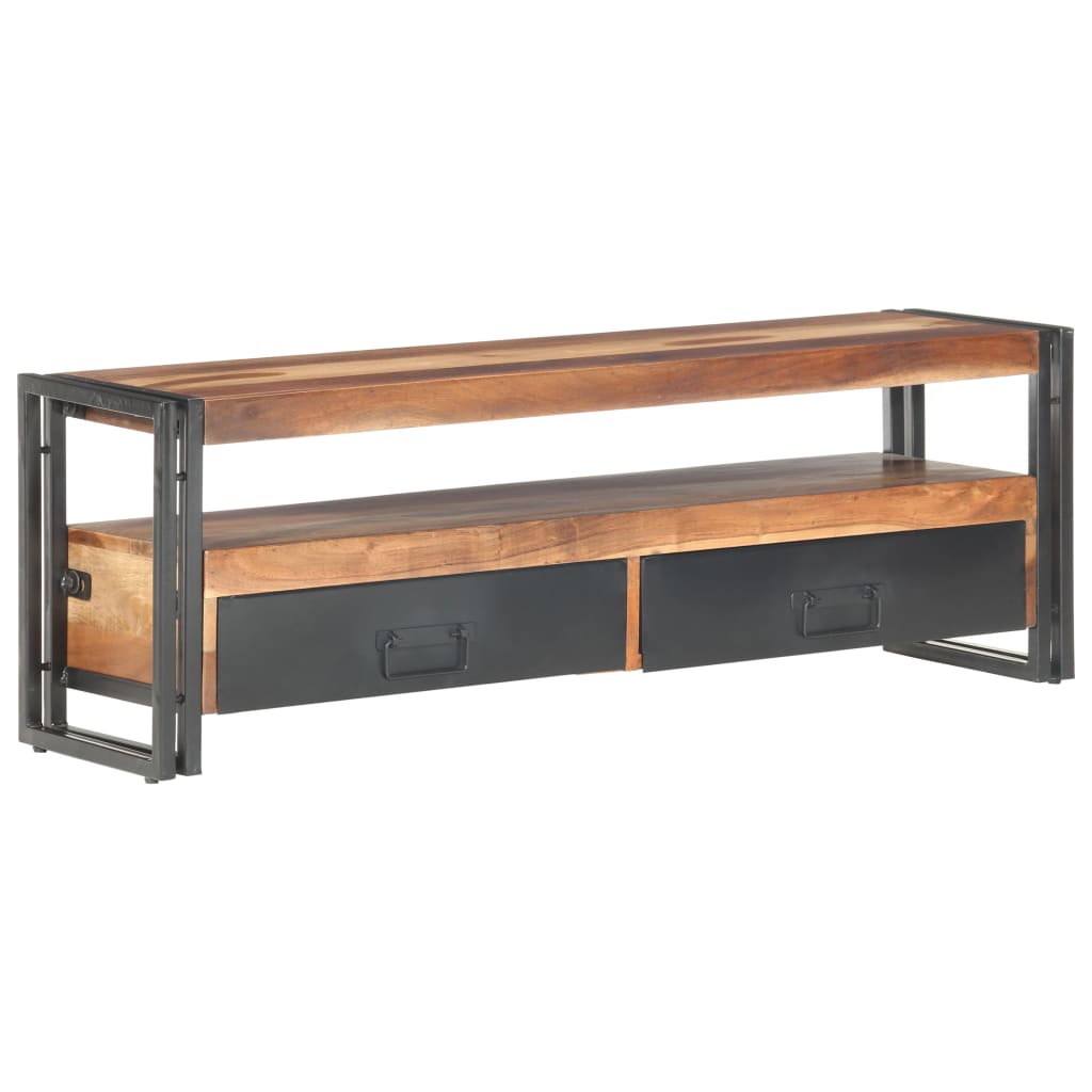 TV-bänk 120x30x40 cm massivt trä