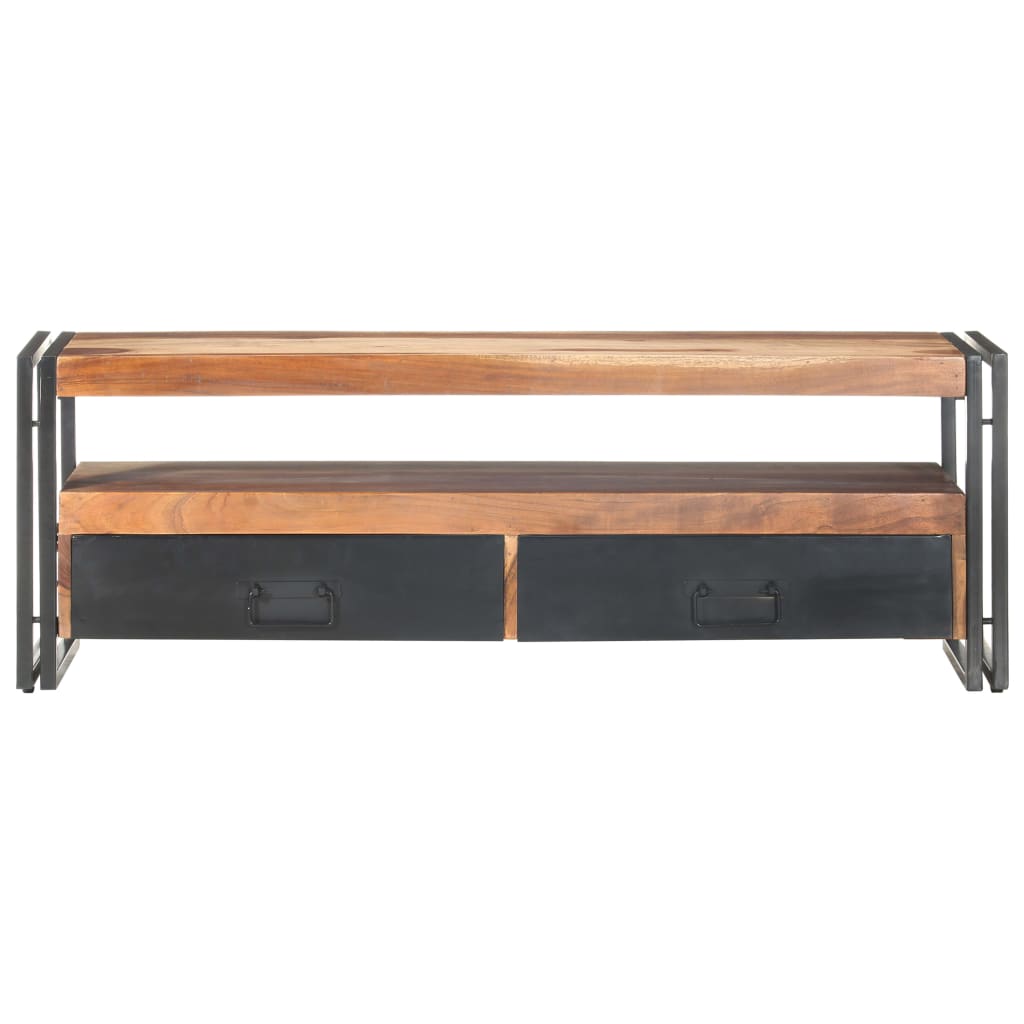 TV-bänk 120x30x40 cm massivt trä