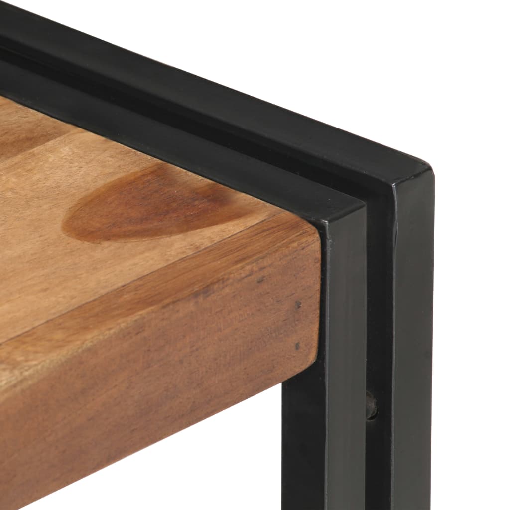 TV-bänk 120x30x40 cm massivt trä