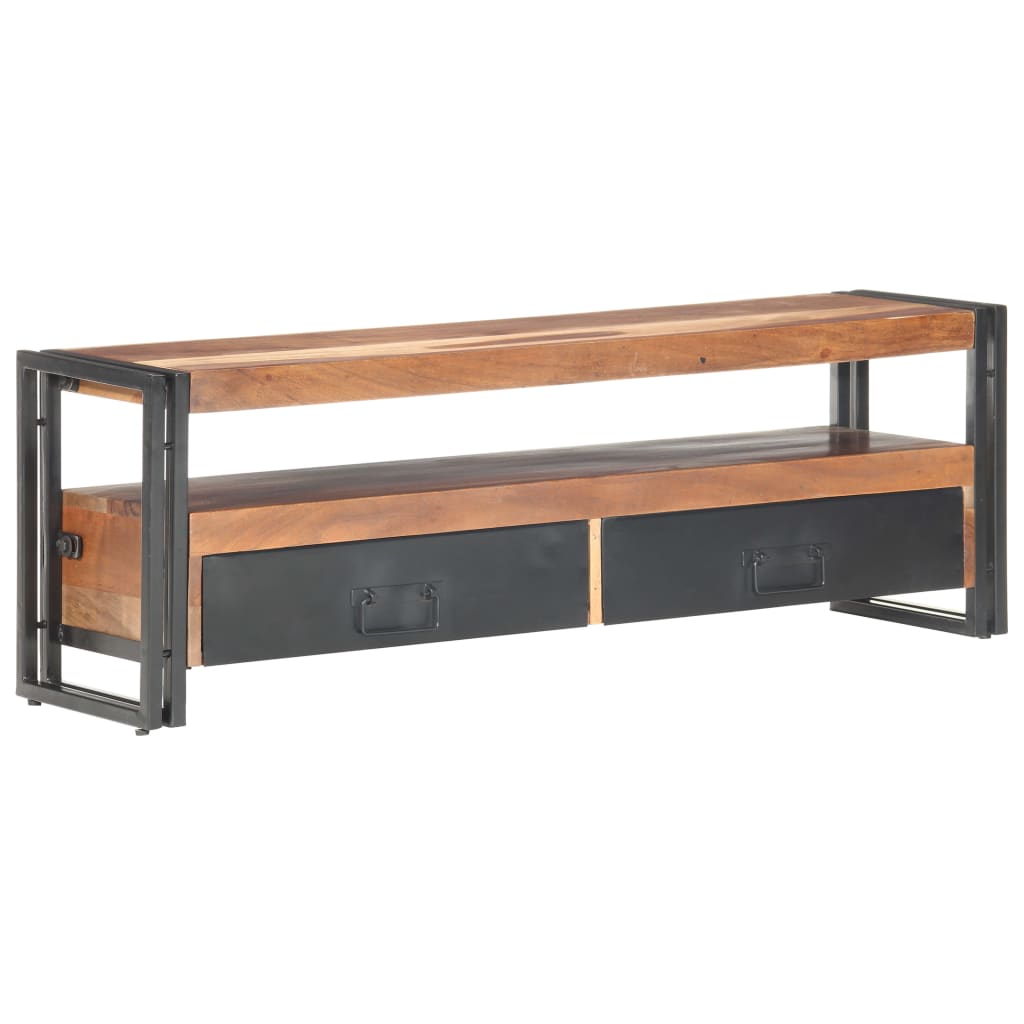 TV-bänk 120x30x40 cm massivt trä