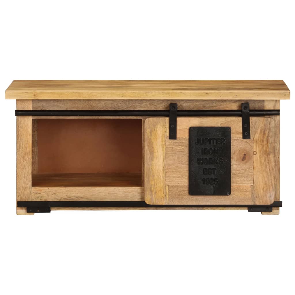 TV-bänk 90x35x40 cm massivt mangoträ