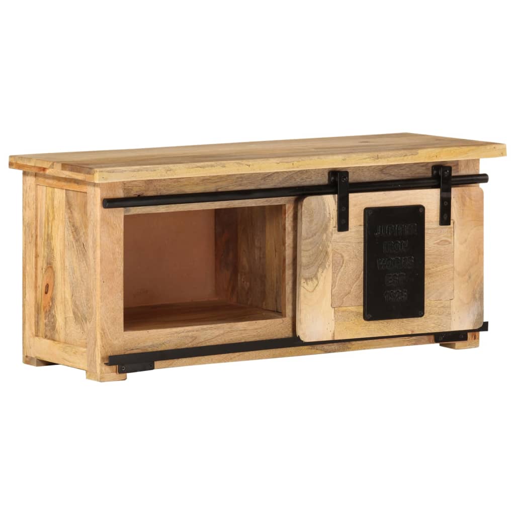 TV-bänk 90x35x40 cm massivt mangoträ