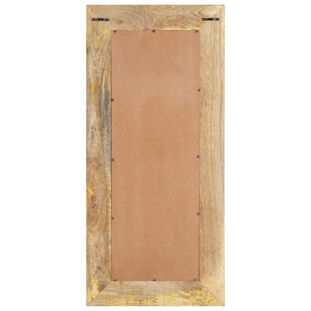 Väggspegel 50x3x110 massivt mangoträ