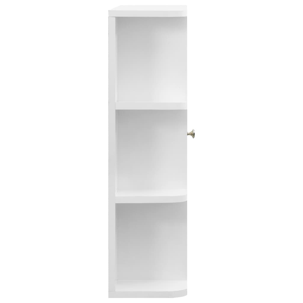 Badrumsspegel Spegelskåp Vit 66x17x63 cm