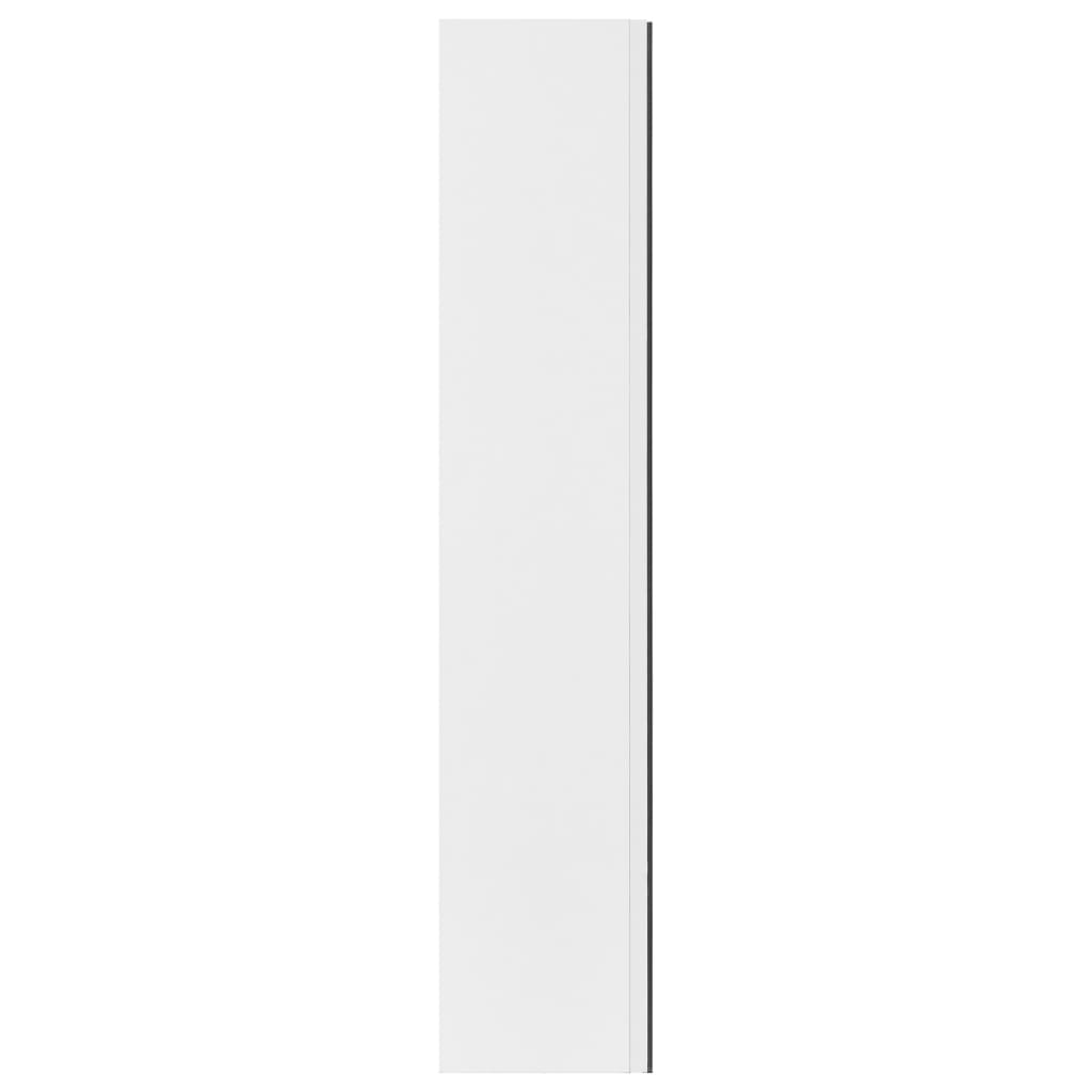 Badrumsspegel Spegelskåp Vit 60x15x75 cm