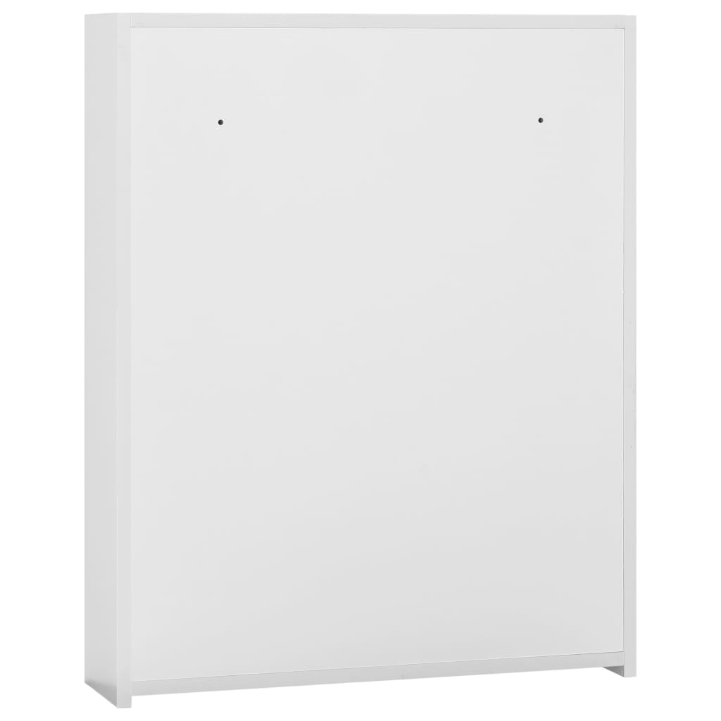 Badrumsspegel Spegelskåp Vit 60x15x75 cm