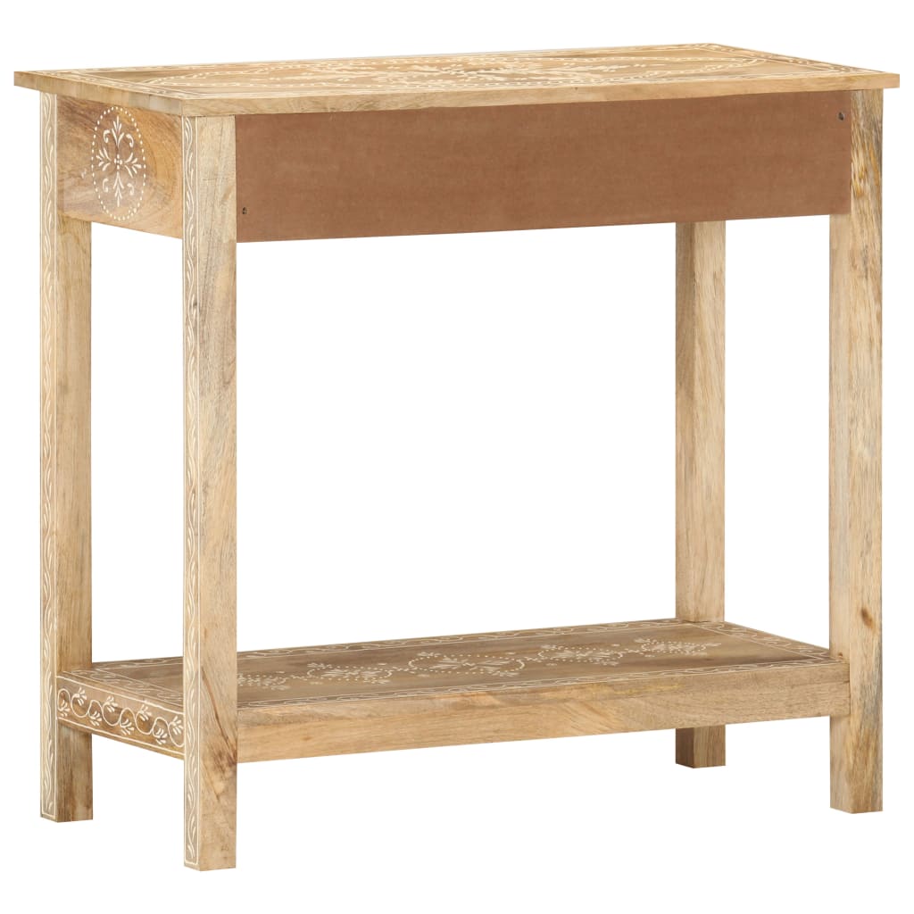 Avlastningsbord Konsollbord Trä 80x35x74 cm massivt mangoträ