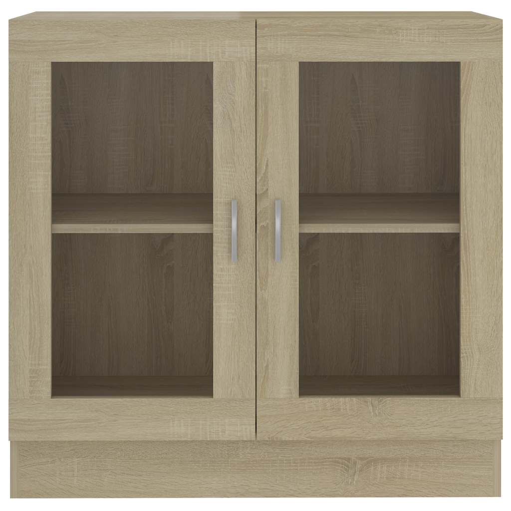 Vitrinskåp Sonoma Ek 82,5x30,5x80 cm