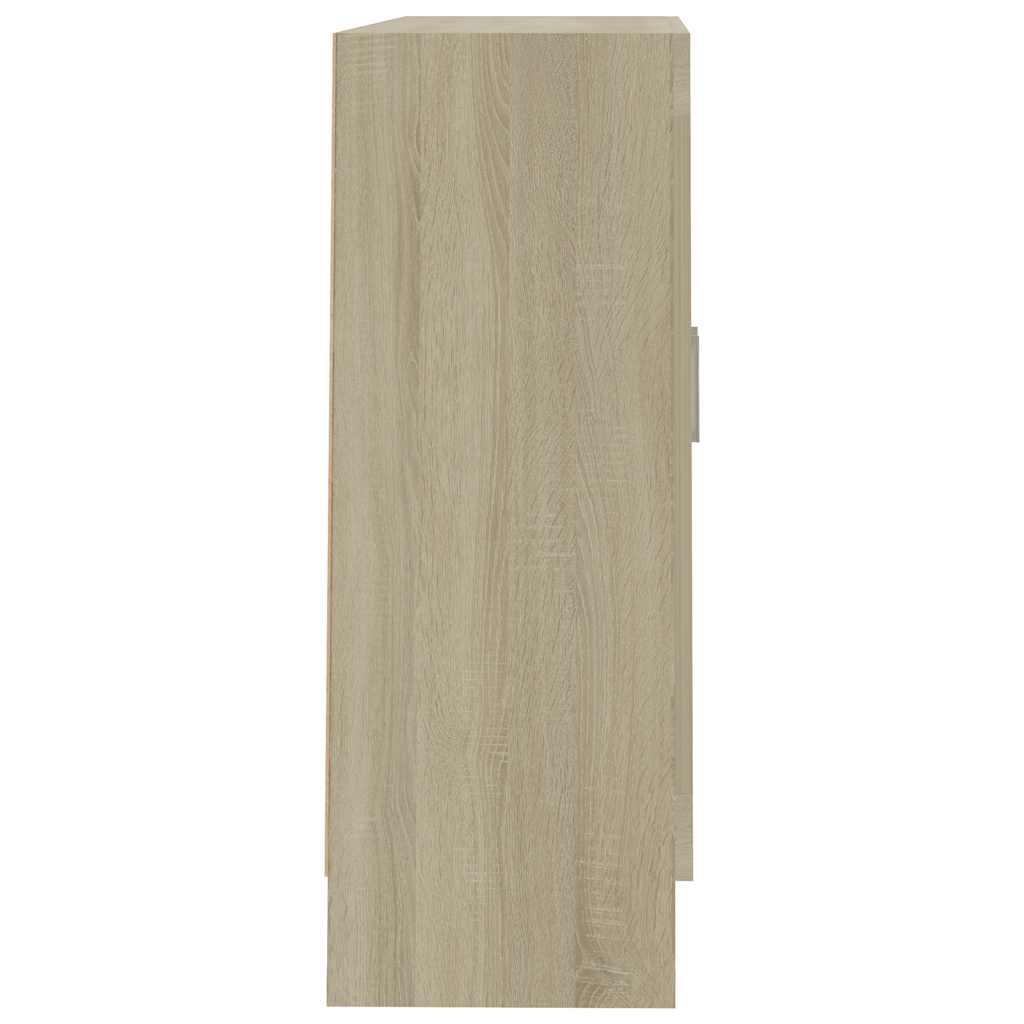 Vitrinskåp Sonoma Ek 82,5x30,5x80 cm