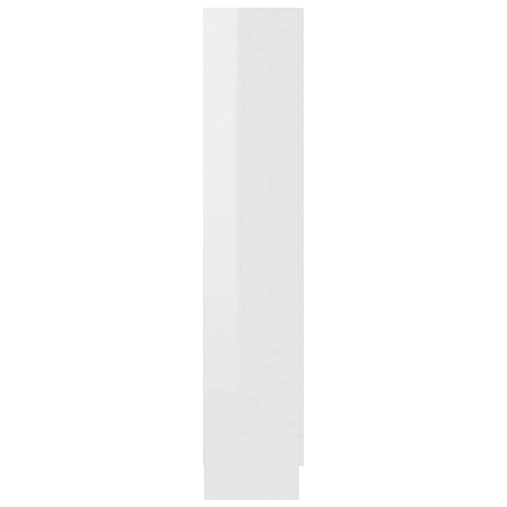 Vitrinskåp Högglans Vit 82,5x30,5x150 cm