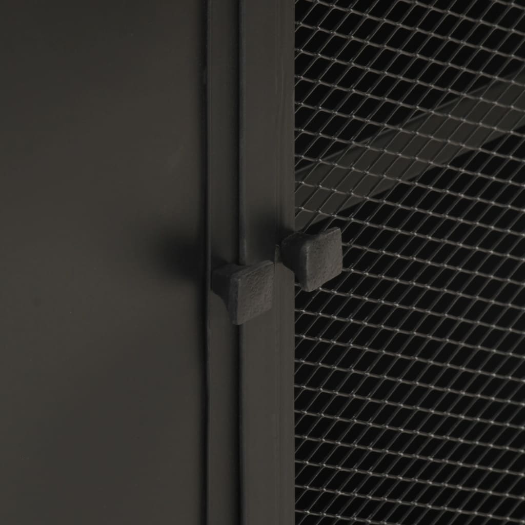 Skänk Trä 60x35x78 cm massivt grovt mangoträ