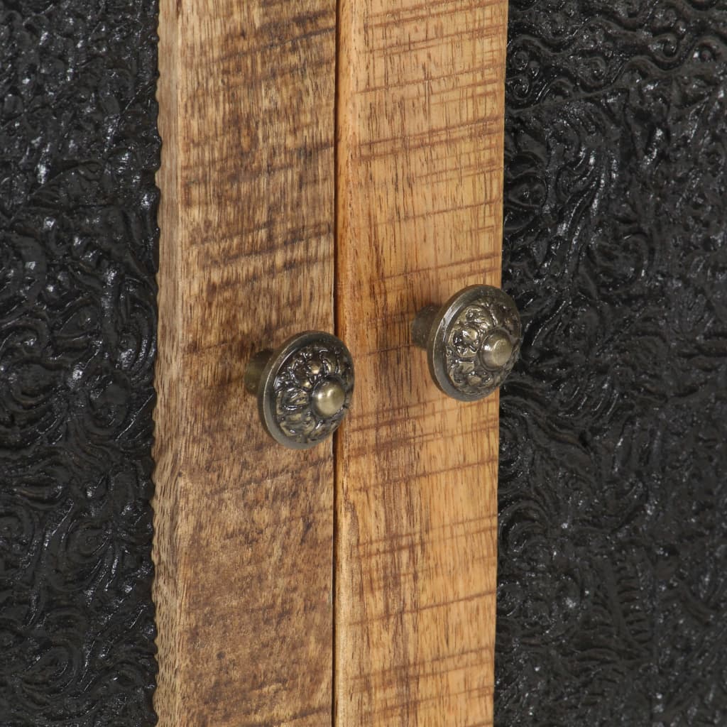 Skänk Trä 60x35x75 cm grovt mangoträ