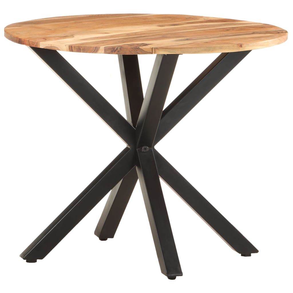 Sidobord 68x68x56 cm massivt akaciaträ