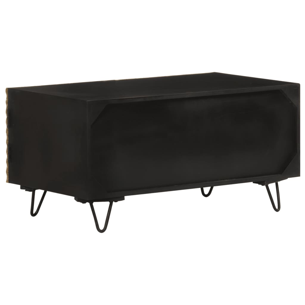 Soffbord Trä 90x50x45 cm massivt mangoträ