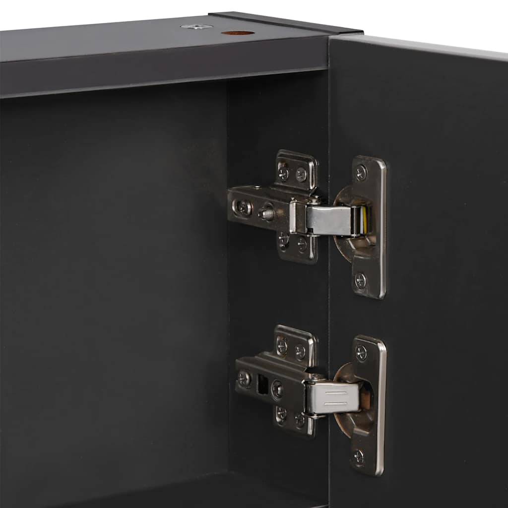 Badrumsspegel Spegelskåp LED 89x14x62 cm
