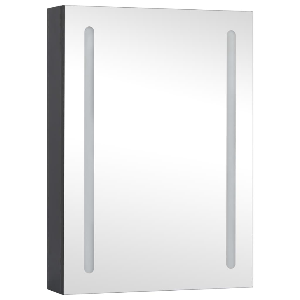 Badrumsspegel Spegelskåp LED 50x13x70 cm