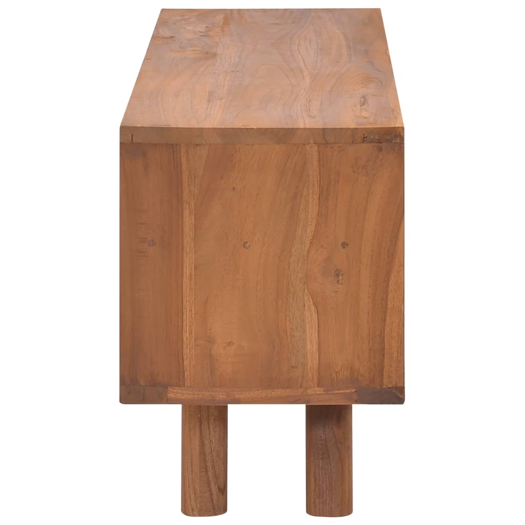 TV-bänk 110x30x45 cm massiv teak