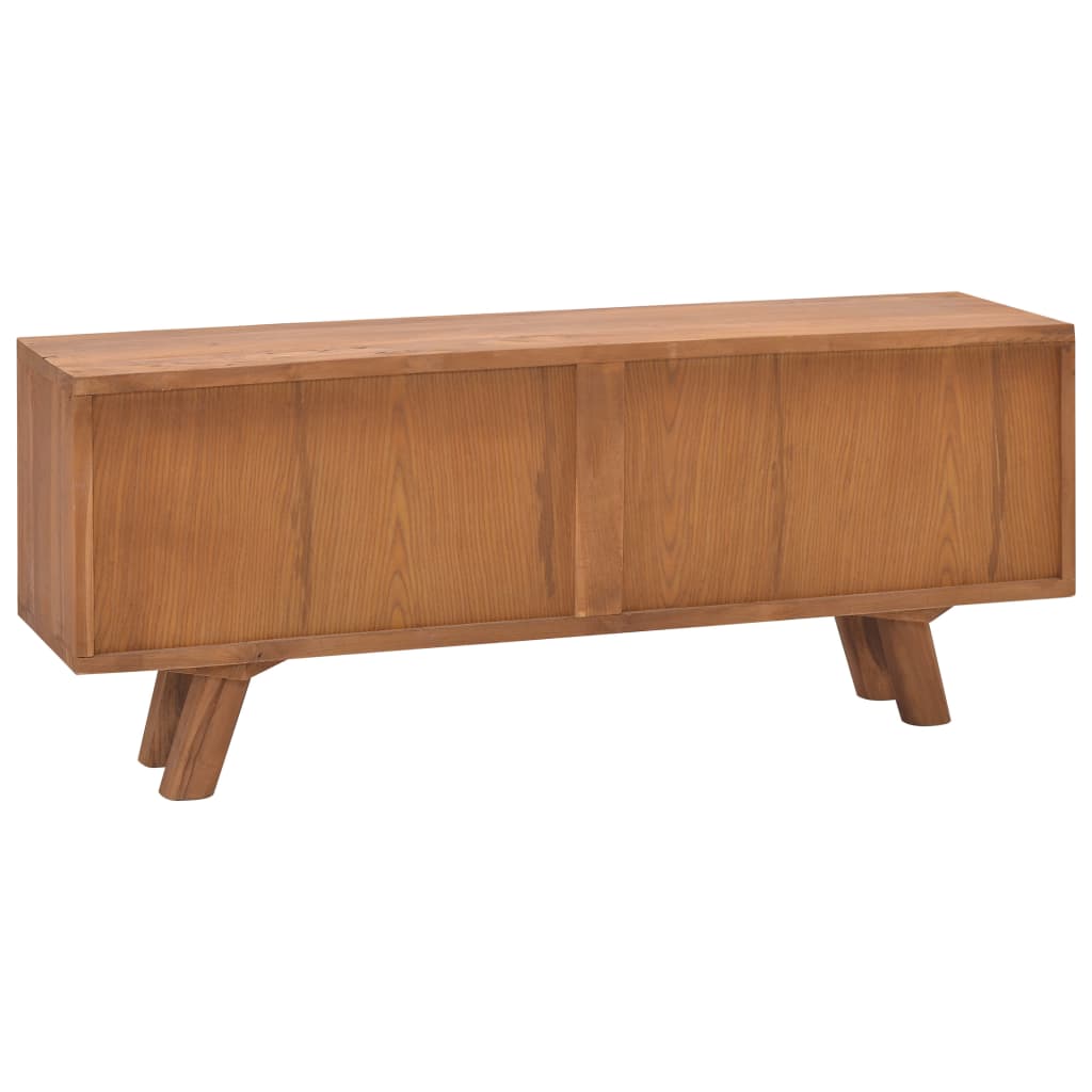 TV-bänk 110x30x45 cm massiv teak