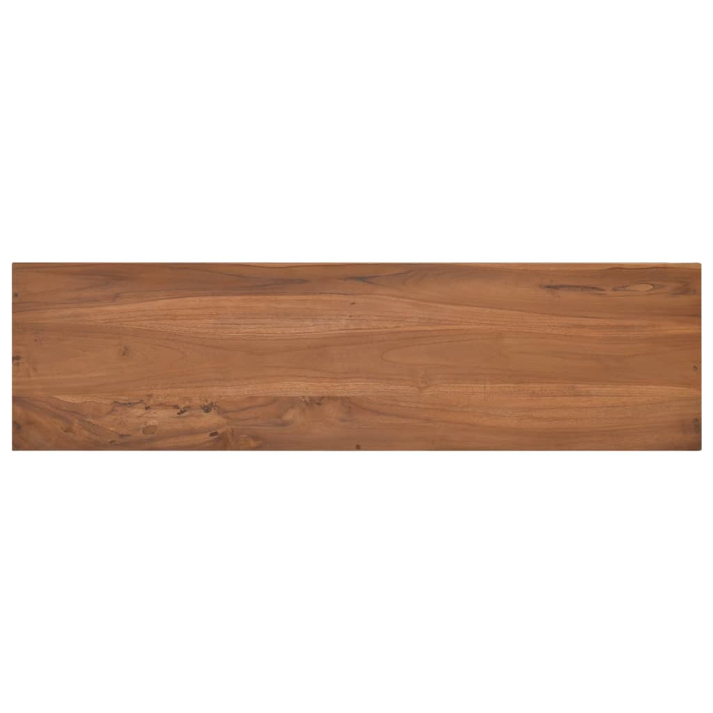 TV-bänk 110x30x45 cm massiv teak
