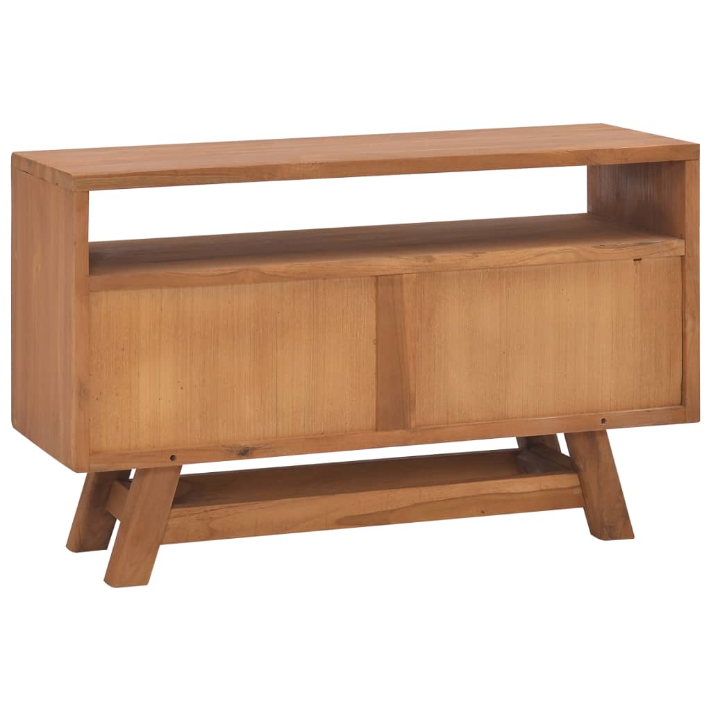 TV-bänk 80x30x50 cm massiv teak