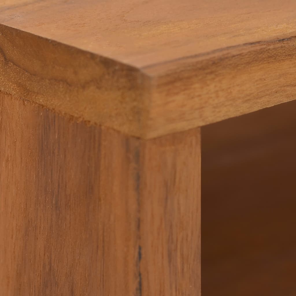 TV-bänk 80x30x50 cm massiv teak
